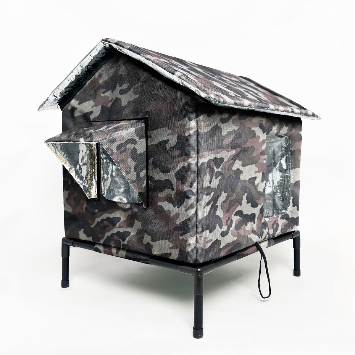 🐱 LIMITED-TIME 50% OFF! ✨ All-Weather Elevated Outdoor Cat House – Waterproof, Thermal Lining, Foldable