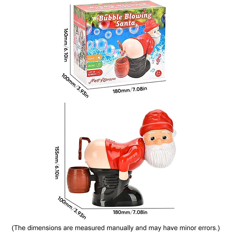 ๐ Limited-time 50% Off! ๐
ready For Christmas!๐funny Santa Bubble Blowing Machine โ Music, Lights & Christmas Bubble Fun