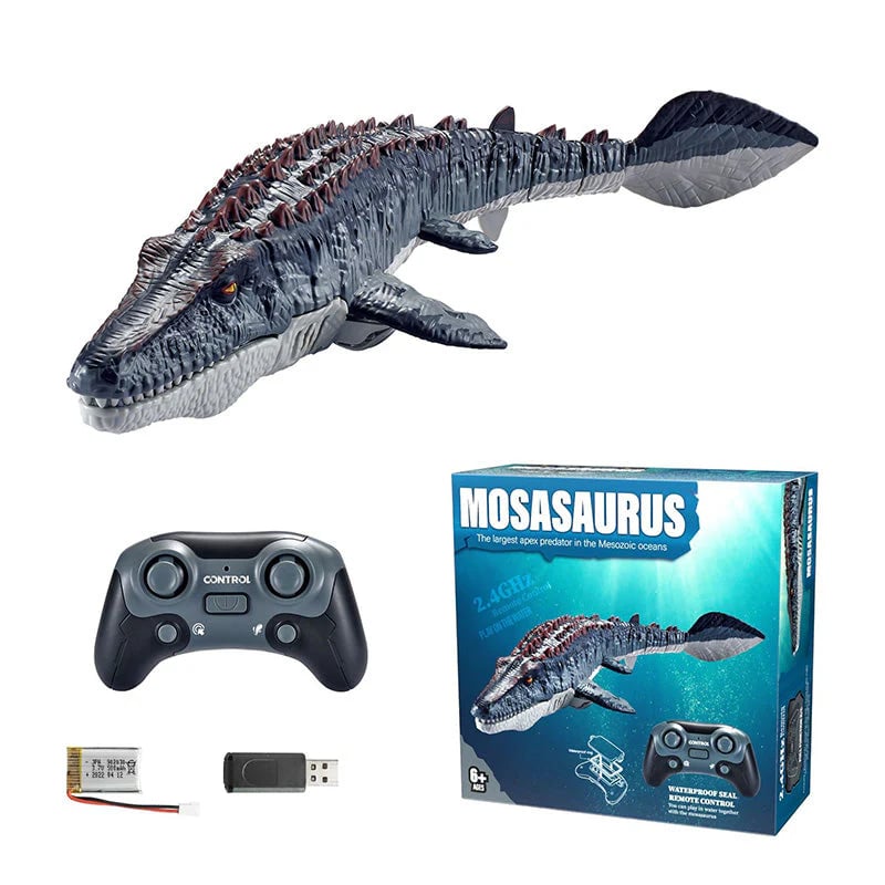 2.4G RC Mosasaurus Swimming Toy with Spray