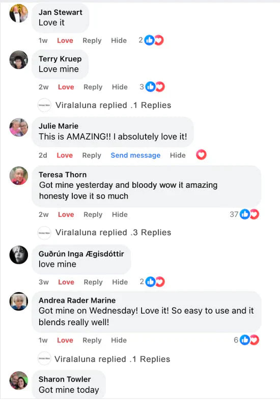 Original customer comment screenshot
