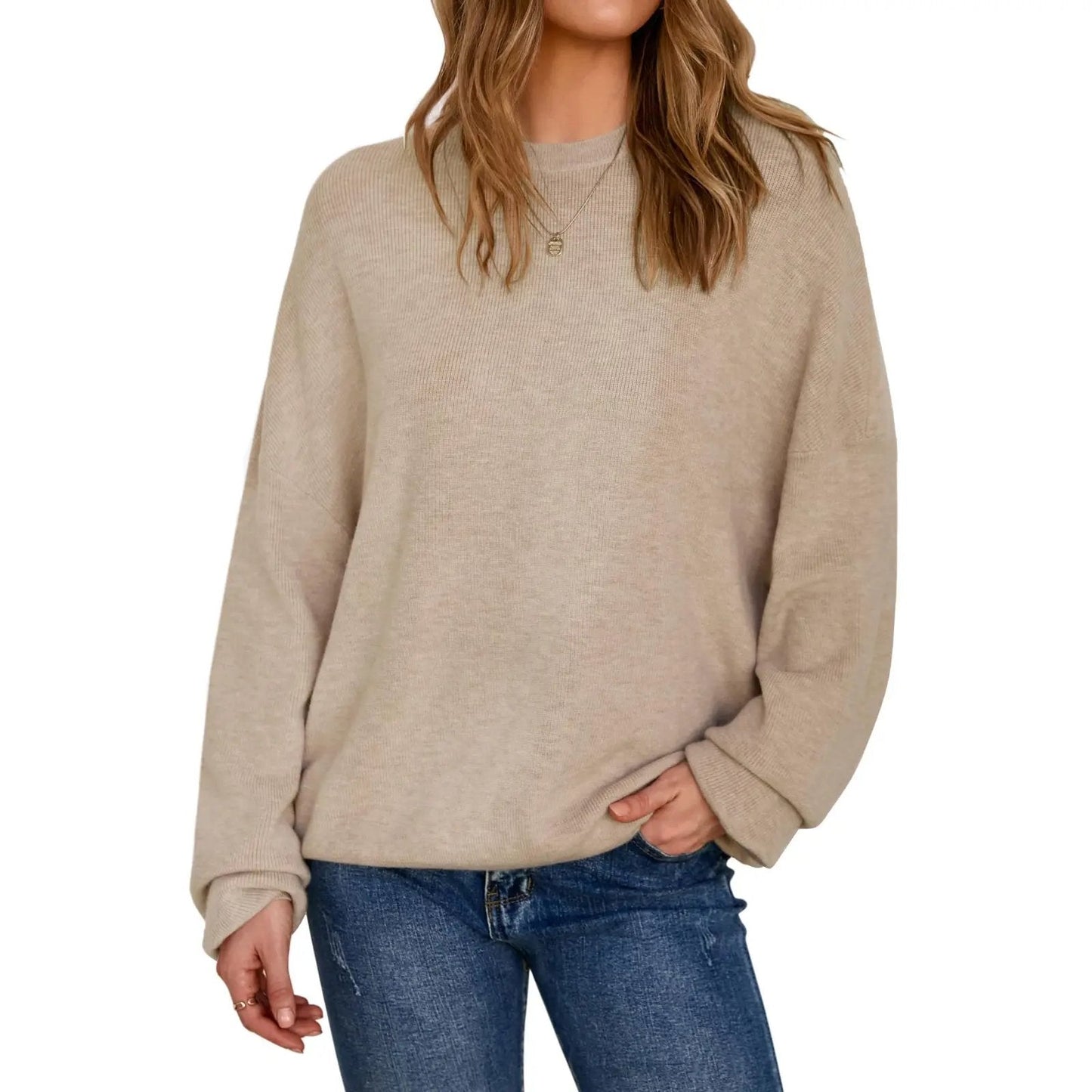 🎁Last Day Promotion 50%🔥Women's Wool Blend Oversized Sweaters Fashion Tops💗Buy Two Free Shipping