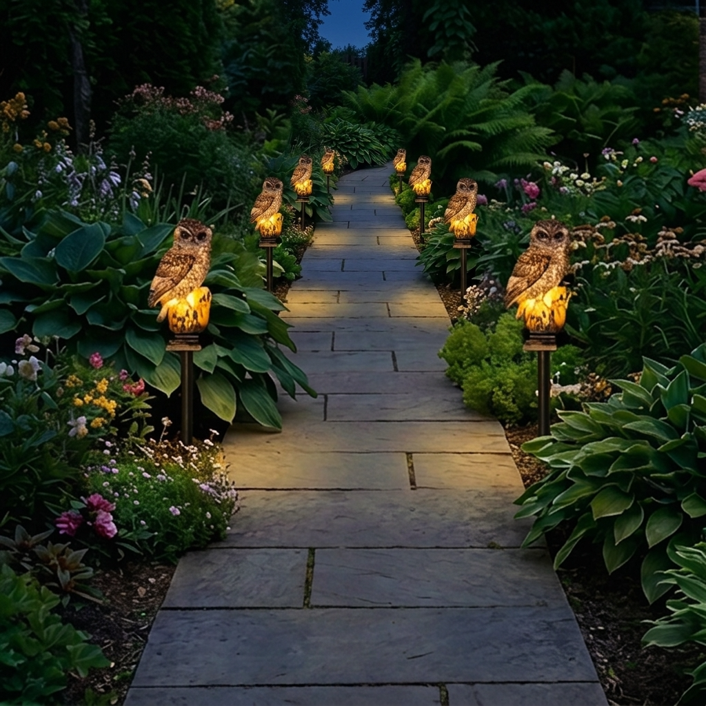 🎁 Last Day 50% OFF 🔥 Waterproof Solar Owl Light