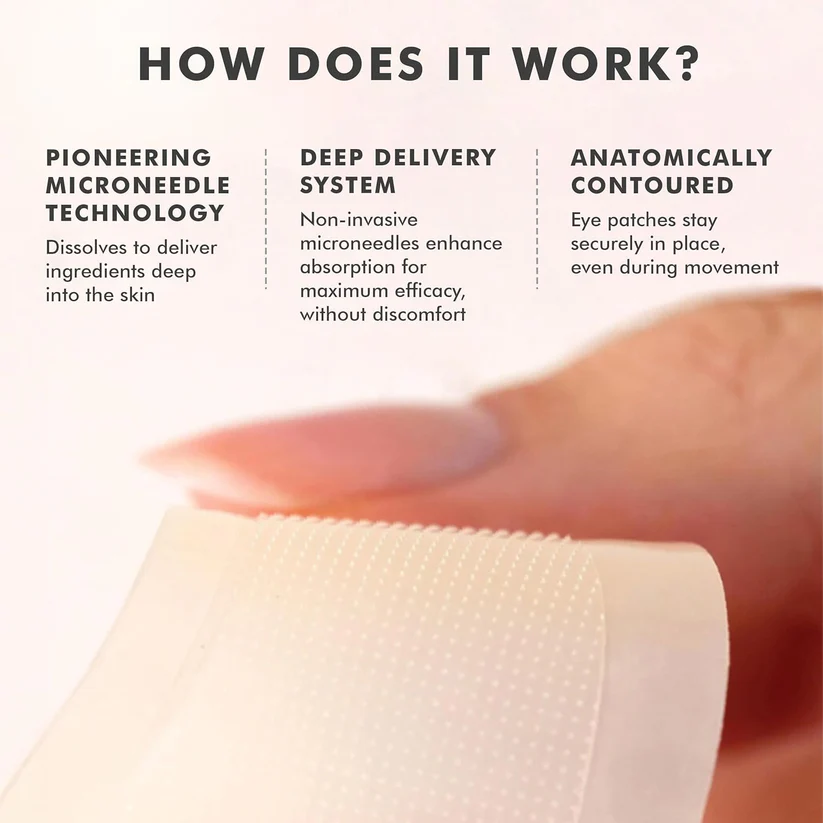 Spa-Quality Results At Home: Dissolving Microneedle Eye Patches [Flash Sale: 60% OFF]