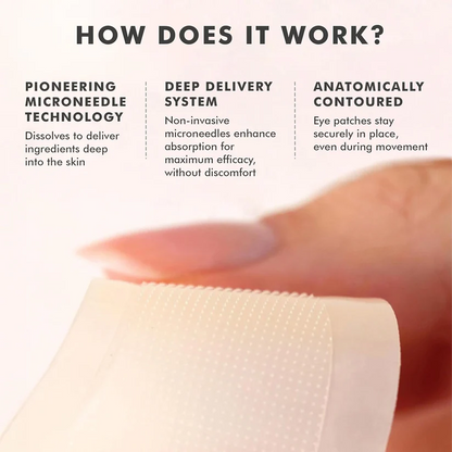 Spa-Quality Results At Home: Dissolving Microneedle Eye Patches [Flash Sale: 60% OFF]