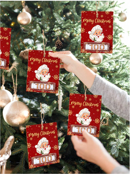 🎄 6pcs Christmas Money Holder Cards