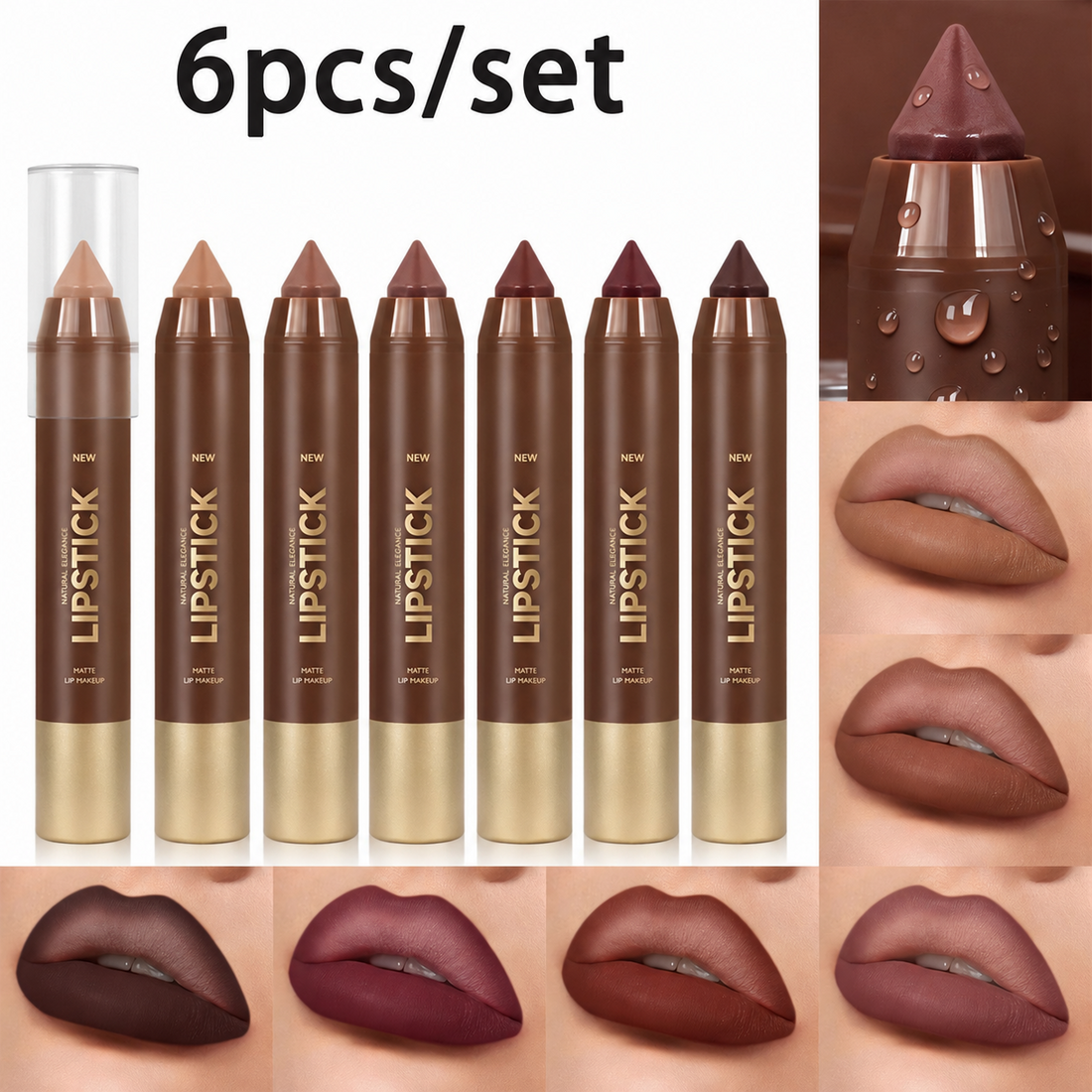 Matte lip liner and lipstick combo — product detail