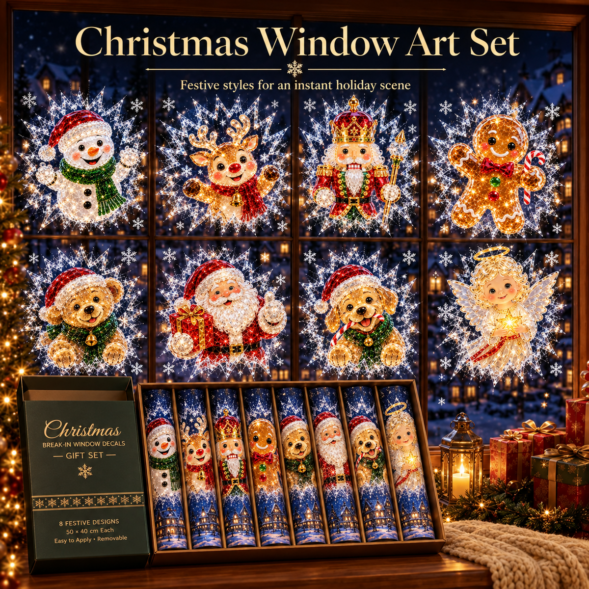 ❄️🎅🏼 2026 Christmas Window Decals