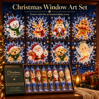 Christmas Window Art Set – 8-Piece (20% OFF & Free Shipping)
