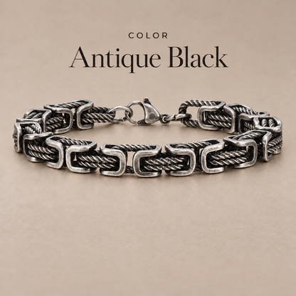 Braided Stainless Steel Bracelet for Men