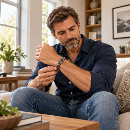 Braided Stainless Steel Bracelet for Men