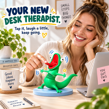 🦎Playful Bobble-Spring Lizard Ornament