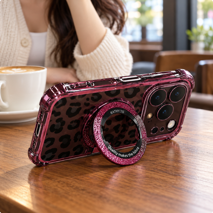 Sexy Leopard Print Transparent Soft Silicone Shockproof Case for iPhone 18 Pro Max