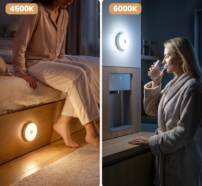 Rechargeable Motion Sensor Night Light – Magnetic Mount & 3 Light Colors