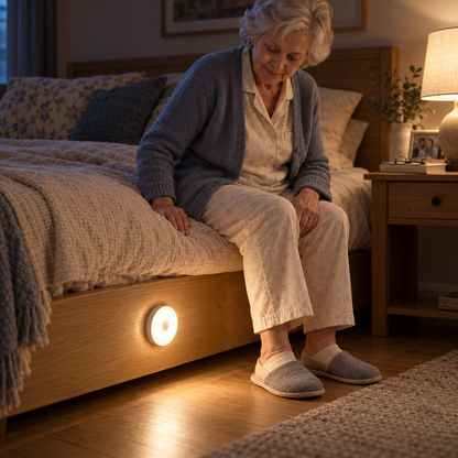 Rechargeable Motion Sensor Night Light – Magnetic Mount & 3 Light Colors