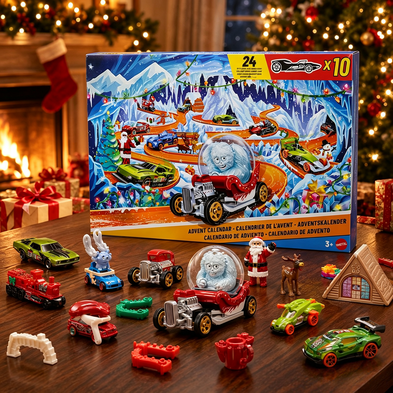⚡Hot Sales 49% OFF🔥 2026 Hot Wheels Holiday Advent Calendar🏎️