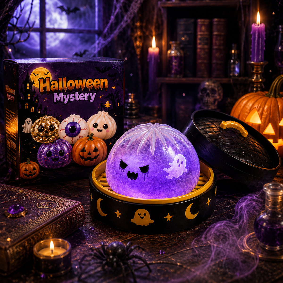 🎃 Halloween Dumpling Squeeze Squishy Toy