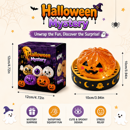 🎃 Halloween Dumpling Squeeze Squishy Toy