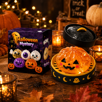 🎃 Halloween Dumpling Squeeze Squishy Toy