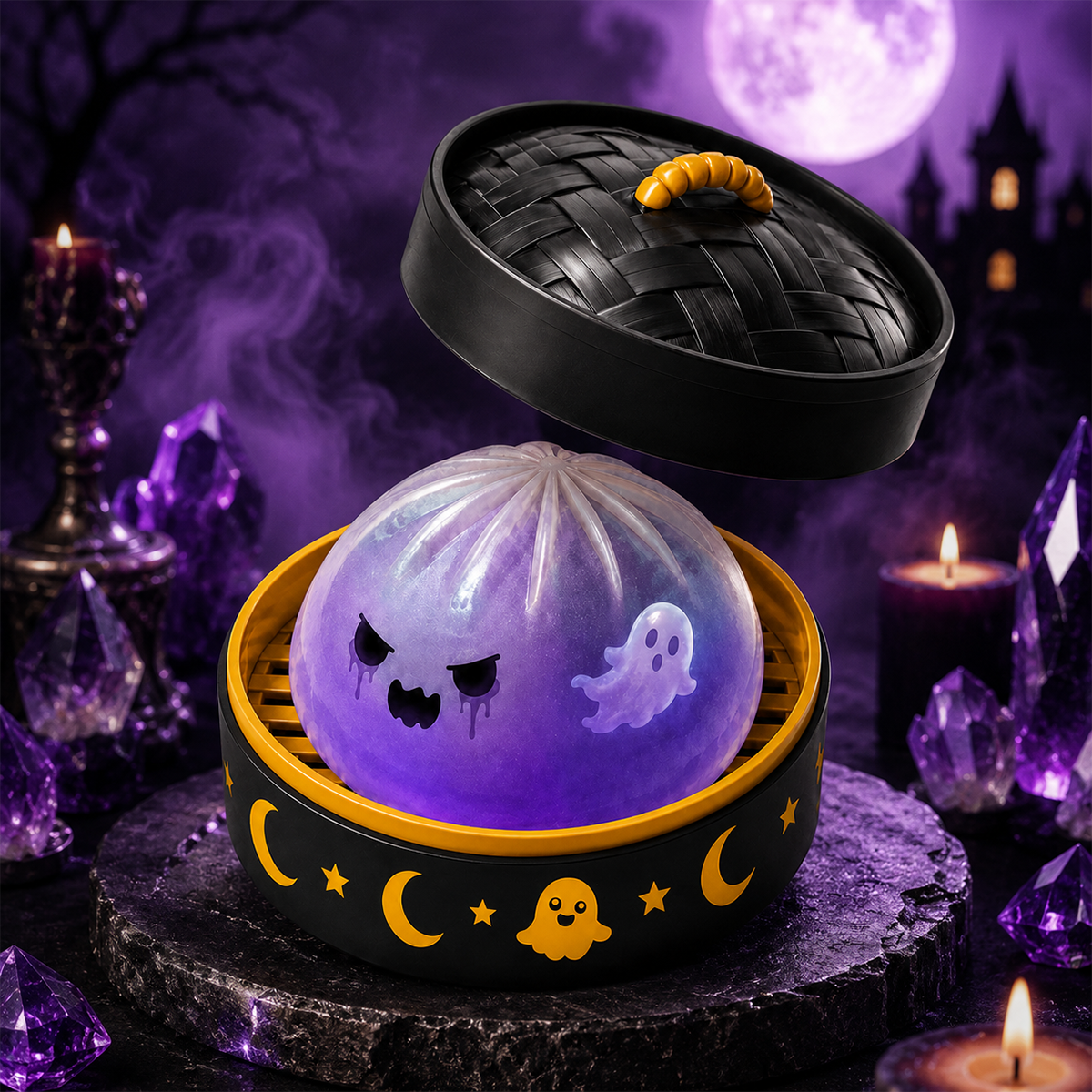 🎃 Halloween Dumpling Squeeze Squishy Toy