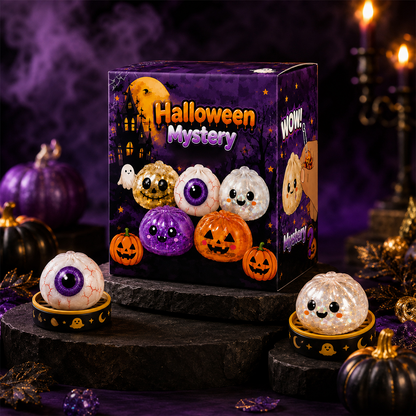 🎃 Halloween Dumpling Squeeze Squishy Toy