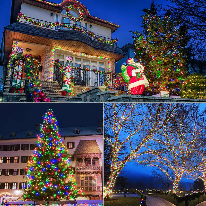 Ollny's 1000 leds multicolor Christmas lights for outdoor use