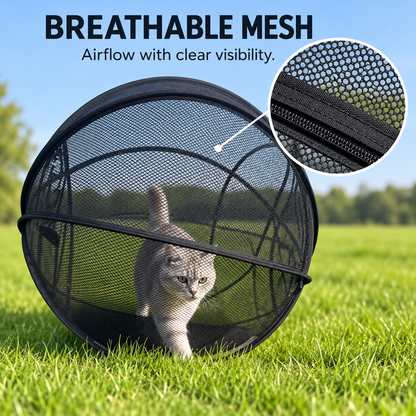 🐱🌿 Achandise Cat Haven™ – Pop-Up Mesh Playpen