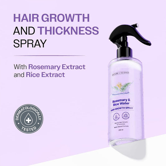 Rosemary & Rice Water Hair Growth Spray
