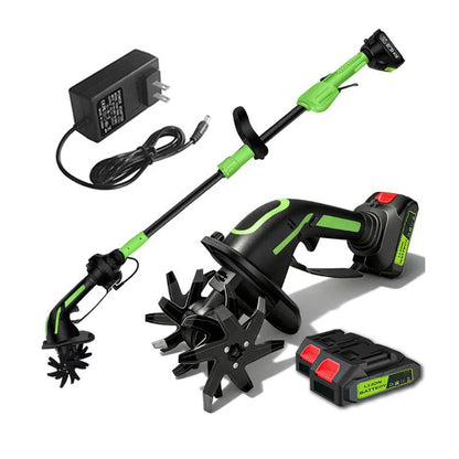 Achandise™ Multifunctional 2-in-1 Cordless Tiller & Cultivator with Telescopic Pole