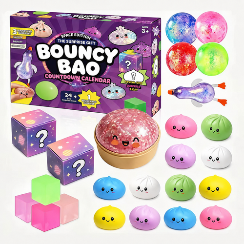 🎅2026 Christmas Squishy Advent Calendar - 24 Days Dumpling Squishies Toys
