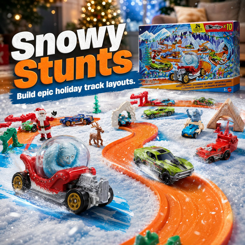 ⚡Hot Sales 49% OFF🔥 2026 Hot Wheels Holiday Advent Calendar🏎️