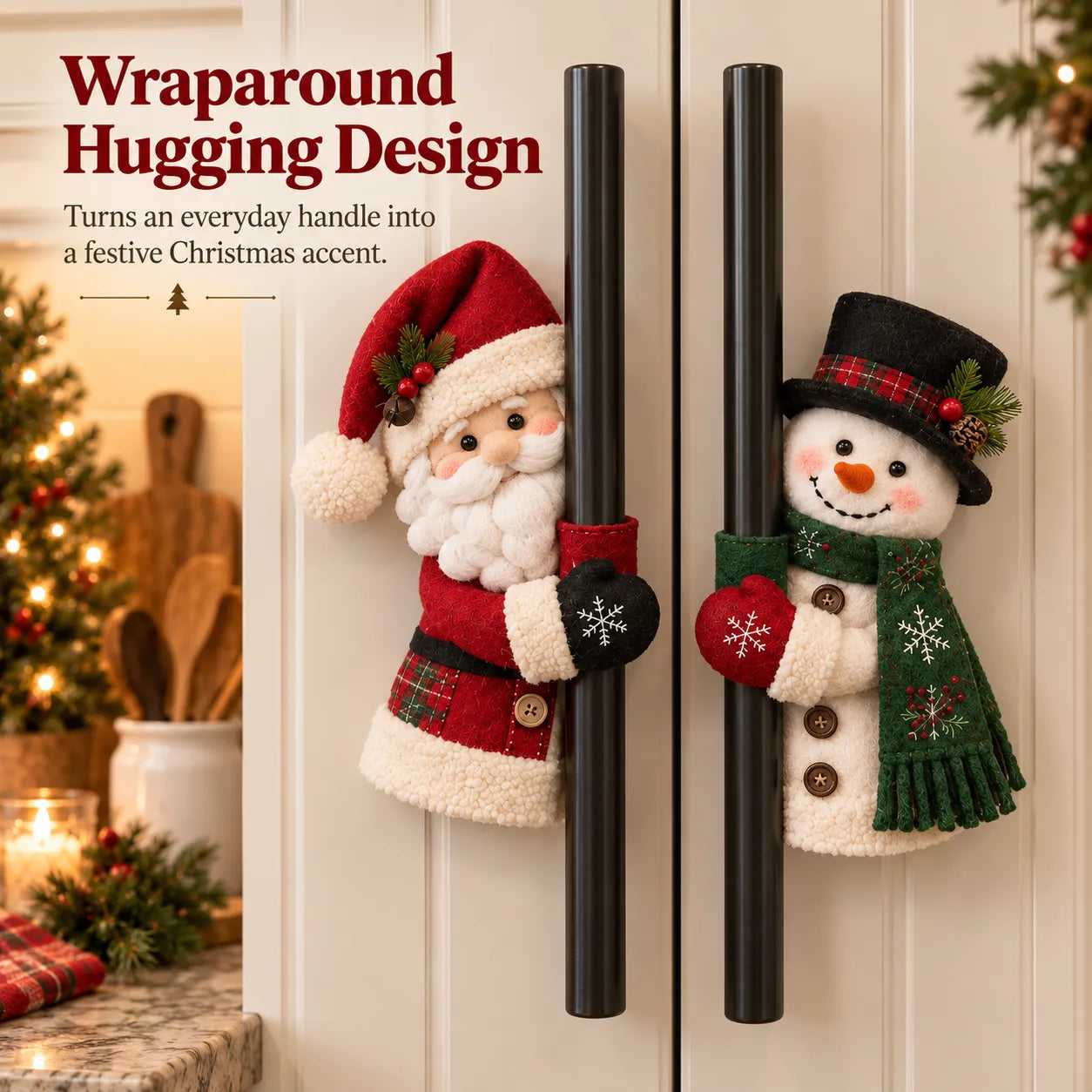 Christmas handle hugger design