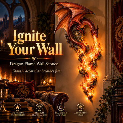 🔥Last Day 49% OFF -🐉 Achandise Wall Sconce – A Legendary Flame Awakens On Your Wall 🔥