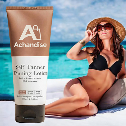 🌞 Get the Ultimate Sunless Glow – 49% OFF – ✨Self Tanner Lotion – For a Natural, Streak-Free Tan