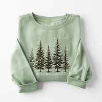Winter Wonderland Sweatshirt - Heather Sage
