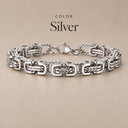 Braided Stainless Steel Bracelet for Men