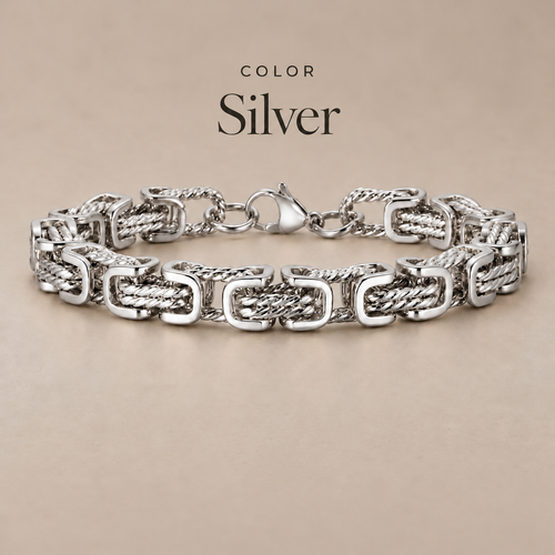 Braided Stainless Steel Bracelet for Men
