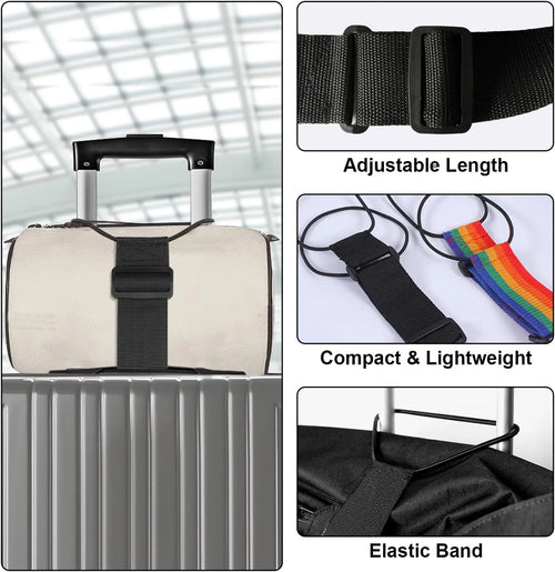 💥 2pack Multi Use Strong Adjustable Luggage Connector Straps