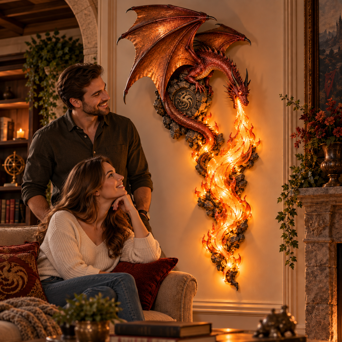 🔥Last Day 49% OFF -🐉 Achandise Wall Sconce – A Legendary Flame Awakens On Your Wall 🔥
