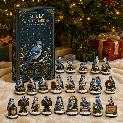 Blue Jay 24-Day Advent Calendar – Christmas Countdown Collectible Figurines