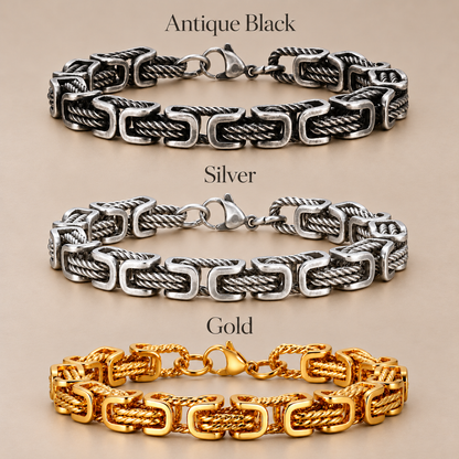 Braided Stainless Steel Bracelet for Men