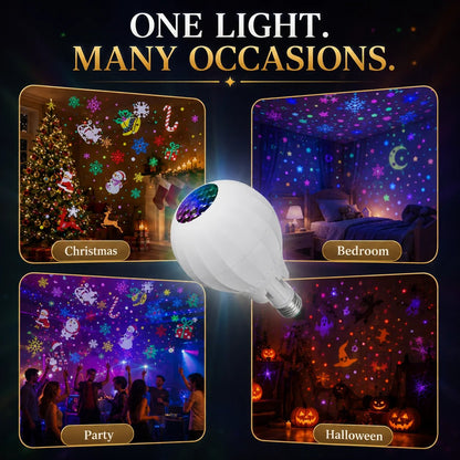 🔥HOT SALE 49% OFF🎅💡Rotating Christmas Projector Bulb