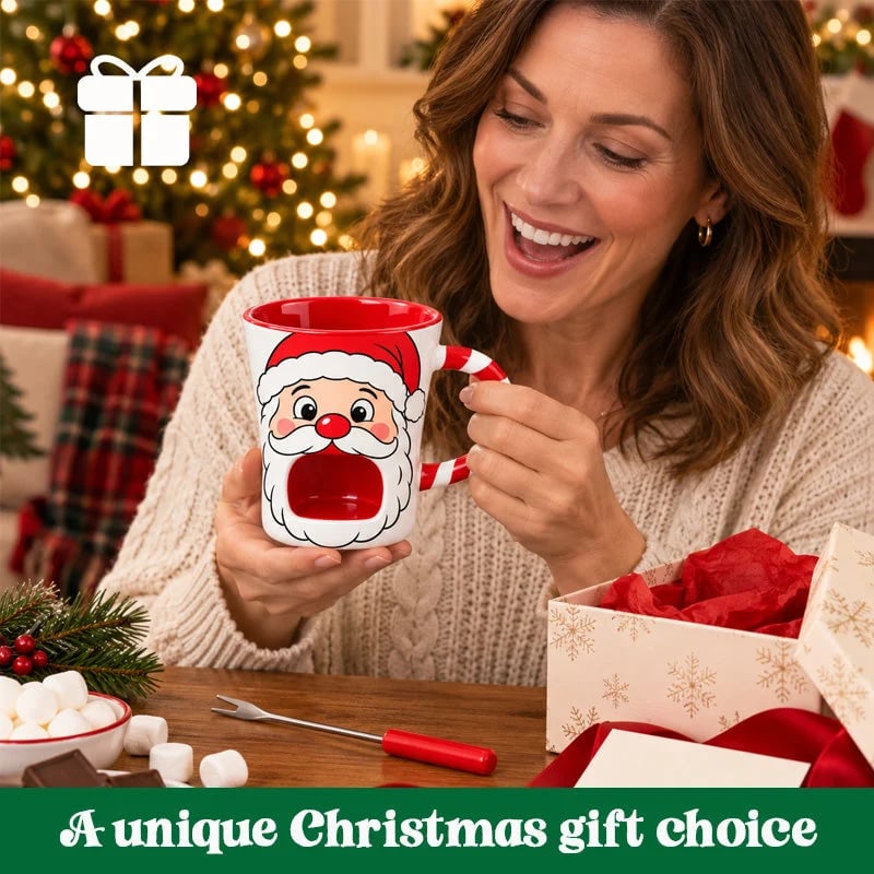Christmas Chocolate Fondue Mug