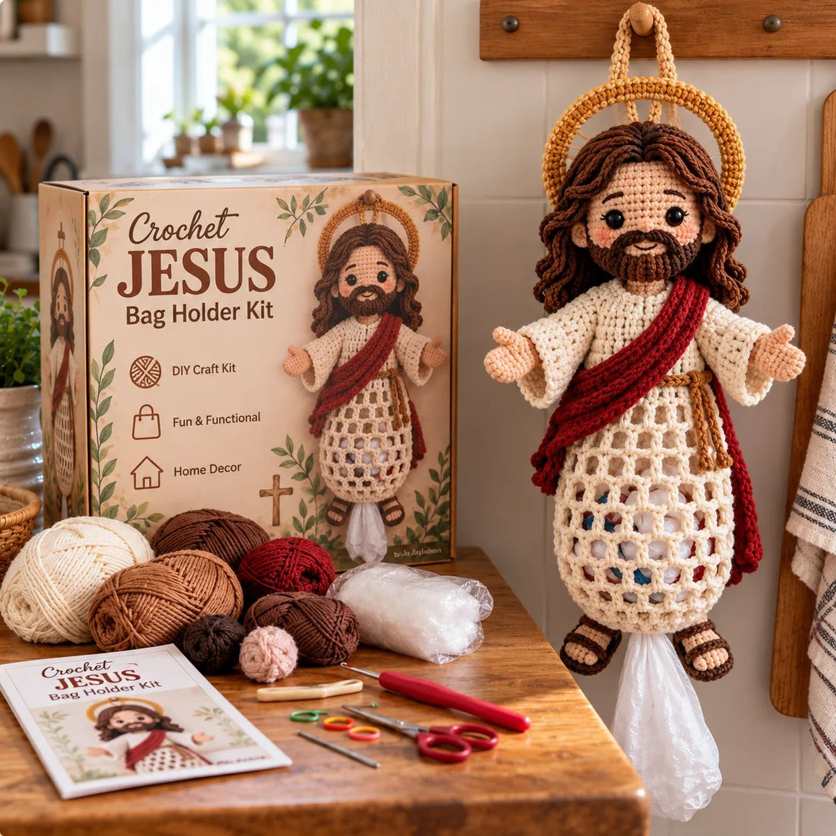 ✝️🙏Blessed Home Crochet Bag Holder Collection ✨🧶
