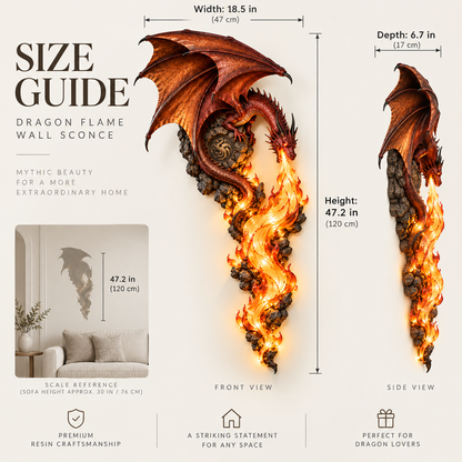 🔥Last Day 49% OFF -🐉 Achandise Wall Sconce – A Legendary Flame Awakens On Your Wall 🔥