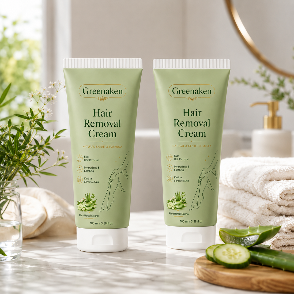 Achandise™ Natural Gentle Hair Removal Cream | For Women & Men, Sensitive Skin