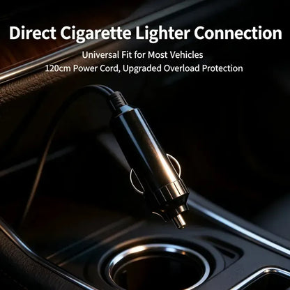 🚗12V Portable Car Heater, 360° Rotatable Car Windshield Defroster Demister, Fast Heating Auto Window Defogger with Cigarette Lighter Plug, Adjustable Angle Heater Fan for Car Truck SUV RV Winter Use