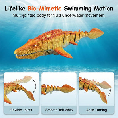 2.4G RC Mosasaurus Swimming Toy with Spray