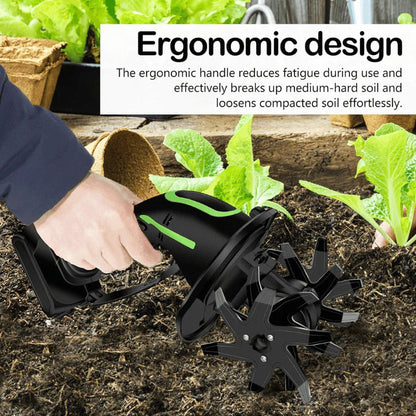 Achandise™ Multifunctional 2-in-1 Cordless Tiller & Cultivator with Telescopic Pole