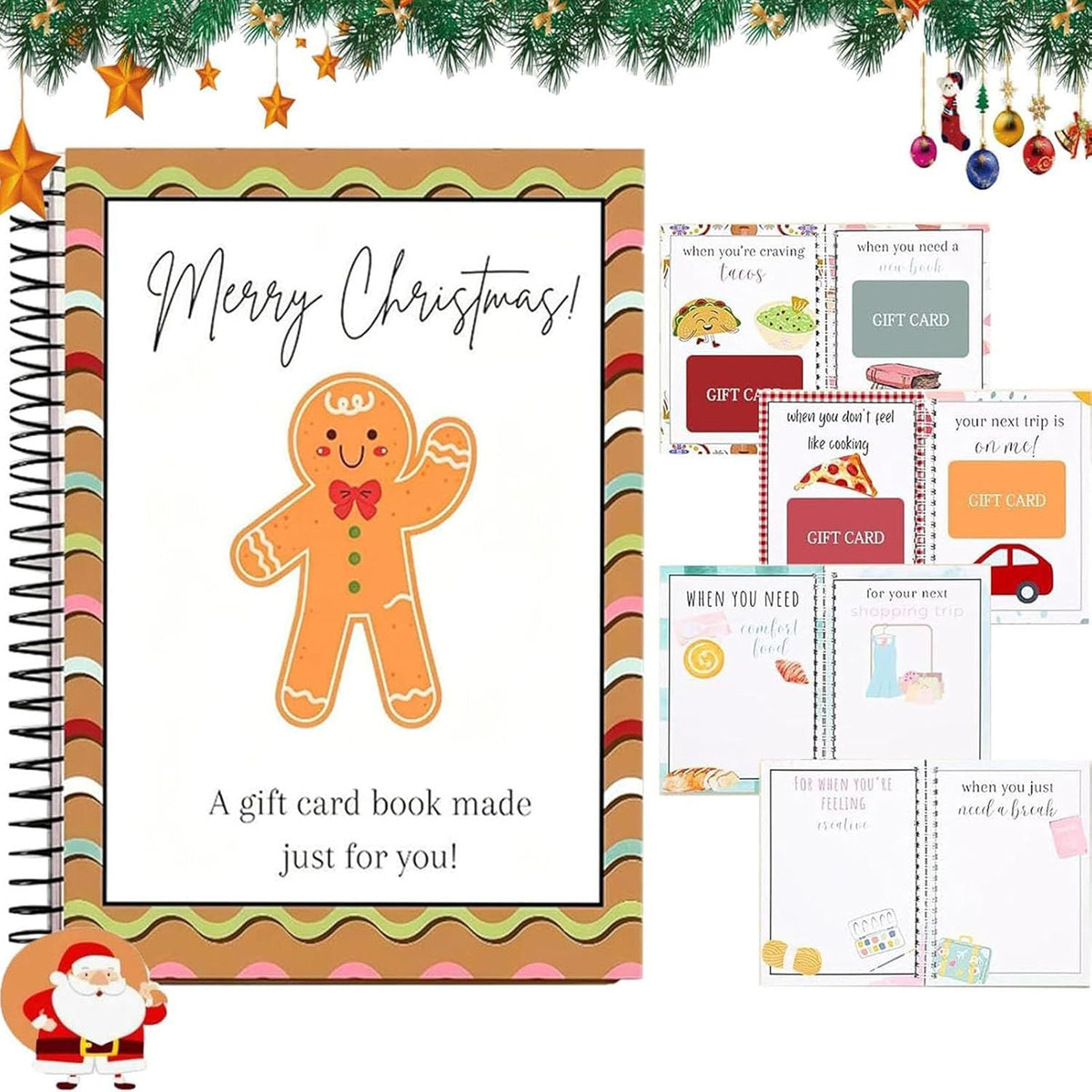 🔥 Christmas Gift Card Book
