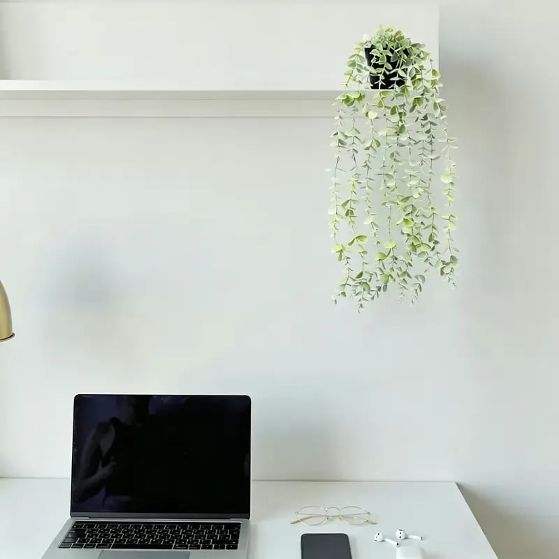 Hot Sale🌿✨ 3-Pack Artificial Hanging Potted Plants – Lifelike Faux Greenery for Any Space